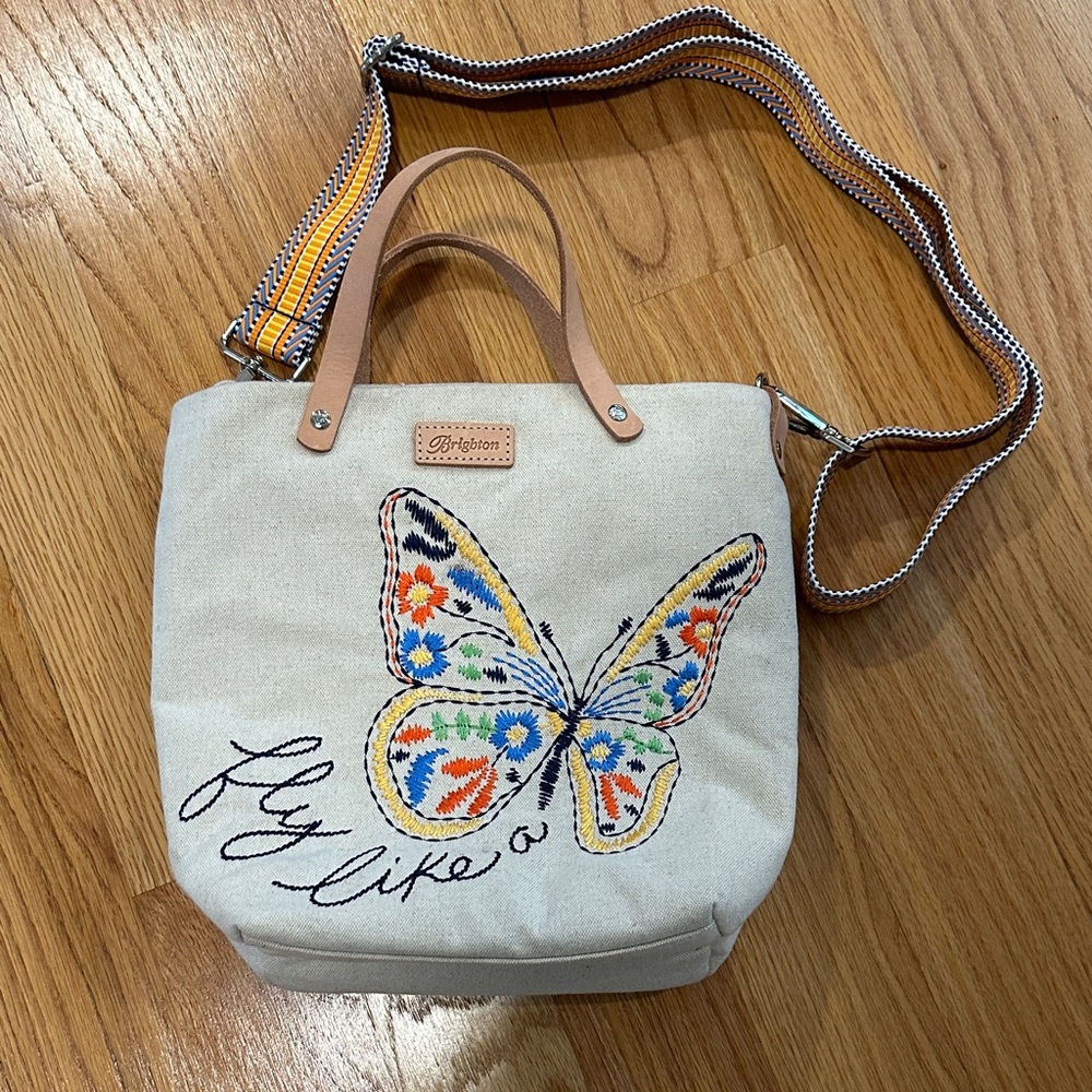 🎉HP🎉 NWOT Brighton Butterfly Dream Messenger Bag